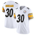 Pittsburgh #30 Mukuamu Player Football V Neck Short Sleeve White Jersey Israel For Men Youth Women Gift