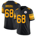 Pittsburgh #68 Driscoll Player Football V Neck Short Sleeve Jersey Black Jack For Men Youth Women Gift