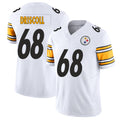 Pittsburgh #68 Driscoll Player Football V Neck Short Sleeve White Jersey Jack For Men Youth Women Gift
