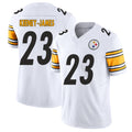 Pittsburgh #23 Keeney-James Player Football V Neck Short Sleeve White Jersey Jakobie For Men Youth Women Gift