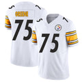 Pittsburgh #75 Greene Player Football V Neck Short Sleeve White Jersey Joe For Men Youth Women Gift
