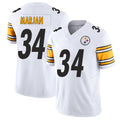 Pittsburgh #34 Marjan Player Football V Neck Short Sleeve White Jersey Laith For Men Youth Women Gift