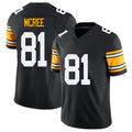 Pittsburgh #81 McRee Black Player Football V Neck Short Sleeve Jersey Lake For Men Youth Women Gift