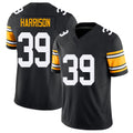 Pittsburgh #39 Harrison Black Player Football V Neck Short Sleeve Jersey Malik For Men Youth Women Gift