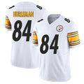 Pittsburgh #84 Hurleman Player Football V Neck Short Sleeve White Jersey Max For Men Youth Women Gift