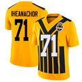 Pittsburgh #71 Iheanachor Player Football V Neck Short Sleeve Gold Jersey Max For Men Youth Women Gift