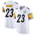 Pittsburgh #23 Wagner Player Football V Neck Short Sleeve White Jersey Mike For Men Youth Women Gift
