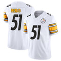 Pittsburgh #51 Herbig Player Football V Neck Short Sleeve White Jersey Nick For Men Youth Women Gift