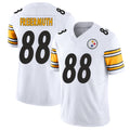 Pittsburgh #88 Freiermuth Player Football V Neck Short Sleeve White Jersey Pat For Men Youth Women Gift
