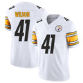 Pittsburgh #41 Wilson Player Football V Neck Short Sleeve White Jersey Payton For Men Youth Women Gift