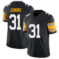Pittsburgh #31 Jenkins Black Player Football V Neck Short Sleeve Jersey Rayshawn For Men Youth Women Gift