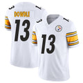 Pittsburgh #13 Dowdle Player Football V Neck Short Sleeve White Jersey Rico For Men Youth Women Gift