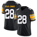 Pittsburgh #28 Spears-Jennings Black Player Football V Neck Short Sleeve Jersey Robert For Men Youth Women Gift