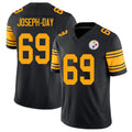 Pittsburgh #69 Joseph-Day Player Football V Neck Short Sleeve Jersey Black Sebastian For Men Youth Women Gift