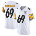 Pittsburgh #69 Joseph-Day Player Football V Neck Short Sleeve White Jersey Sebastian For Men Youth Women Gift