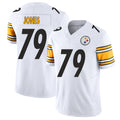 Pittsburgh #79 Jones Player Football V Neck Short Sleeve White Jersey Steven For Men Youth Women Gift