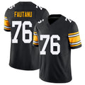 Pittsburgh #76 Fautanu Black Player Football V Neck Short Sleeve Jersey Troy For Men Youth Women Gift