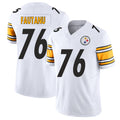 Pittsburgh #76 Fautanu Player Football V Neck Short Sleeve White Jersey Troy For Men Youth Women Gift