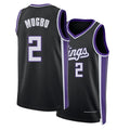 Sacramento #2 Mogbo Player Basketball Sleeveless Black Jersey Jonathan For Adult Youth