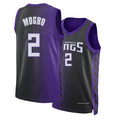 Sacramento #2 Mogbo Player Basketball Sleeveless Purple Jersey Jonathan For Adult Youth