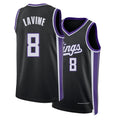Sacramento #8 LaVine Player Basketball Sleeveless Black Jersey Zach For Adult Youth