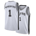 San Antonio #1 Wembanyama Player Basketball Sleeveless White Jersey Victor For Adult Youth