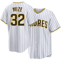 San Diego #32 Mize Player Baseball Short Sleeve White Jersey Casey For Men Women Youth Gift