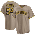 San Diego #54 Fermin Player Baseball Short Sleeve Sand Jersey Freddy For Men Women Youth Gift