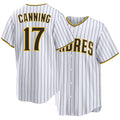 San Diego #17 Canning Player Baseball Short Sleeve White Jersey Griffin For Men Women Youth Gift