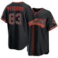 San Francisco #83 Perdomo Player Baseball Short Sleeve Black Jersey Cesar For Men Women Youth Gift