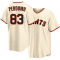 San Francisco #83 Perdomo Player Baseball Short Sleeve Cream Jersey Cesar For Men Women Youth Gift