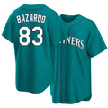 Seattle #83 Bazardo Player Baseball Short Sleeve Teal Jersey Eduard For Men Women Youth Gift