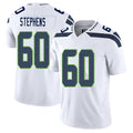 Seattle #60 Stephens Player Football V Neck Short Sleeve White Jersey Beau For Men Youth Women Gift
