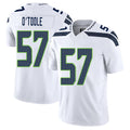 Seattle #57 O'Toole Player Football V Neck Short Sleeve White Jersey Connor For Men Youth Women Gift