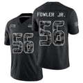 Seattle #56 Fowler Jr. Player Football V Neck Short Sleeve black Jersey Dante For Men Youth Women Gift