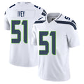 Seattle #51 Ivey Player Football V Neck Short Sleeve White Jersey Jared For Men Youth Women Gift