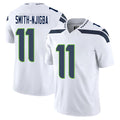 Seattle #11 Smith-Njigba Player Football V Neck Short Sleeve White Jersey Jaxon For Men Youth Women Gift