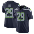 Seattle #29 Jobe Player Football V Neck Short Sleeve Navy Jersey Josh For Men Youth Women Gift