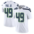 Seattle #49 Paul Jr. Player Football V Neck Short Sleeve White Jersey Pooh For Men Youth Women Gift