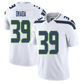 Seattle #39 Okada Player Football V Neck Short Sleeve White Jersey Ty For Men Youth Women Gift
