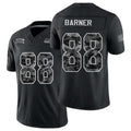 Seattle #88 Barner Player Football V Neck Short Sleeve black Jersey AJ For Men Youth Women Gift