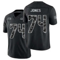 Seattle #74 Jones Player Football V Neck Short Sleeve black Jersey Josh For Men Youth Women Gift