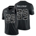 Seattle #89 Kallerup Player Football V Neck Short Sleeve black Jersey Nick For Men Youth Women Gift