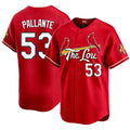 St. Louis #53 Pallante Player Baseball Short Sleeve Red Jersey Andre For Men Women Youth Gift