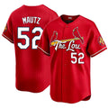 St. Louis #52 Mautz Player Baseball Short Sleeve Red Jersey Brycen For Men Women Youth Gift