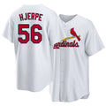 St. Louis #56 Hjerpe Player Baseball Short Sleeve White Jersey Cooper For Men Women Youth Gift