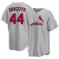 St. Louis #44 Graceffo Player Baseball Short Sleeve Gray Jersey Gordon For Men Women Youth Gift