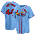St. Louis #44 Graceffo Player Baseball Short Sleeve Blue Jersey Gordon For Men Women Youth Gift