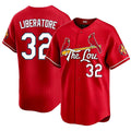 St. Louis #32 Liberatore Player Baseball Short Sleeve Red Jersey Matthew For Men Women Youth Gift