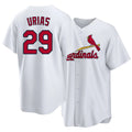St. Louis #29 Urías Player Baseball Short Sleeve White Jersey Ramón For Men Women Youth Gift